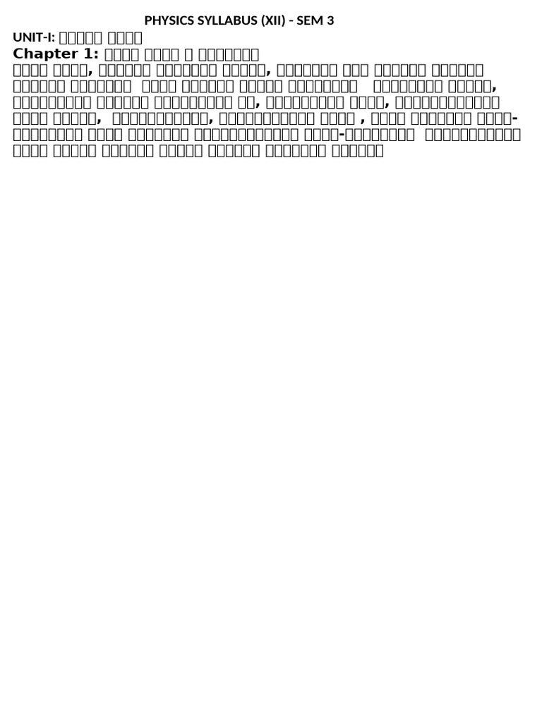 Sem 3 Physiccs | PDF