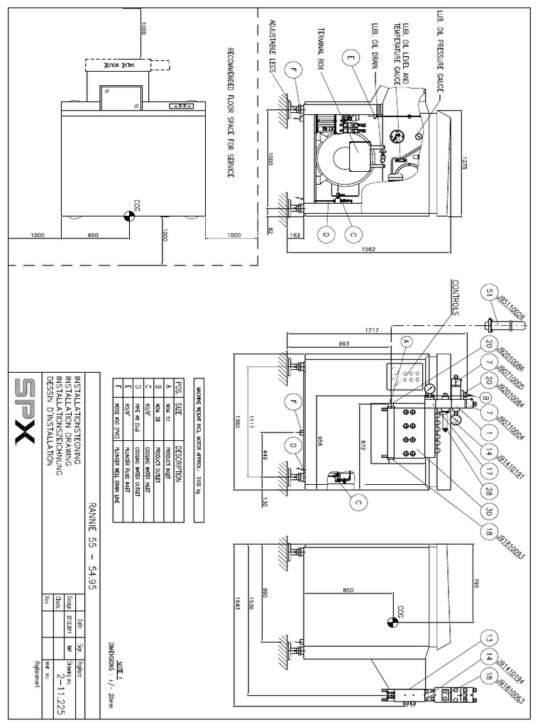 Homogeniser Drawing | PDF