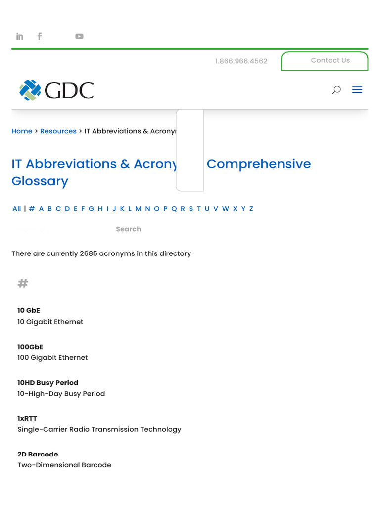 IT Abbreviations & Acronyms- A Comprehensive Glossary | PDF | Java ...