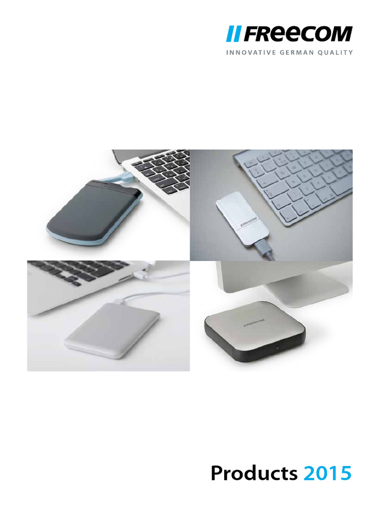 Freecom 2015 Storage Solutions Overview | PDF | Solid State Drive | Dvd