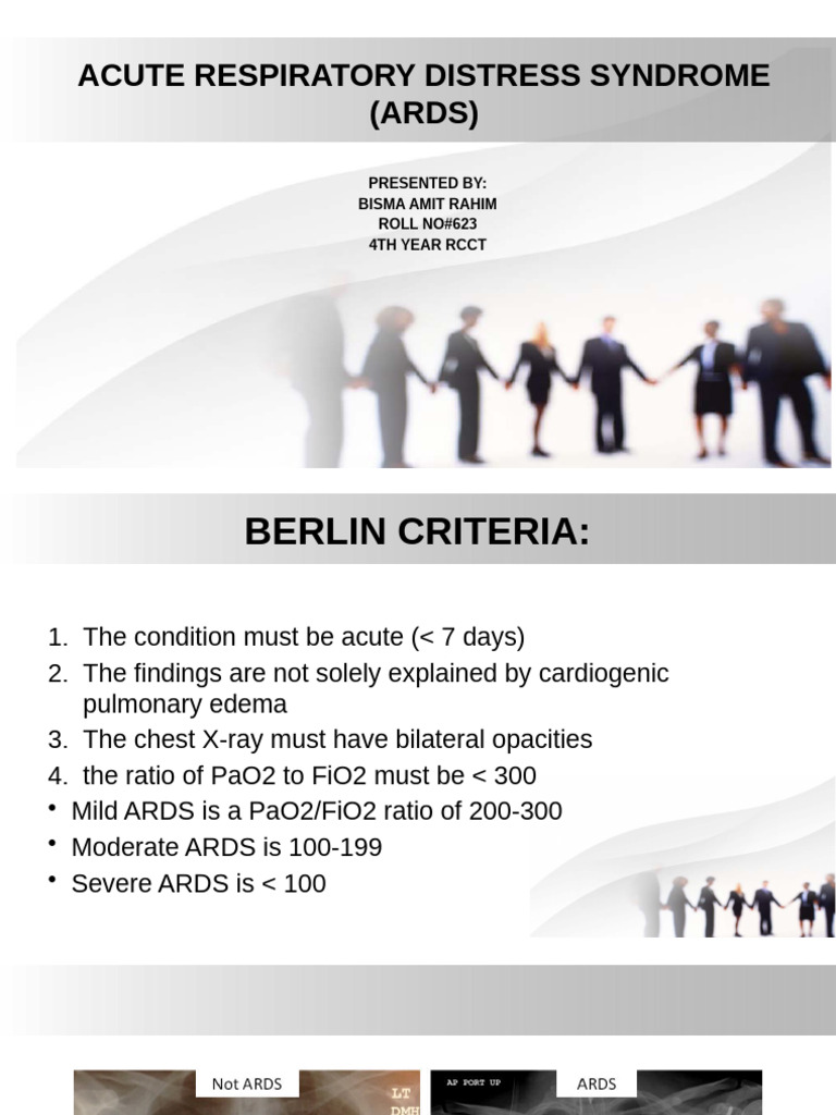 Understanding Acute Respiratory Distress Syndrome | PDF