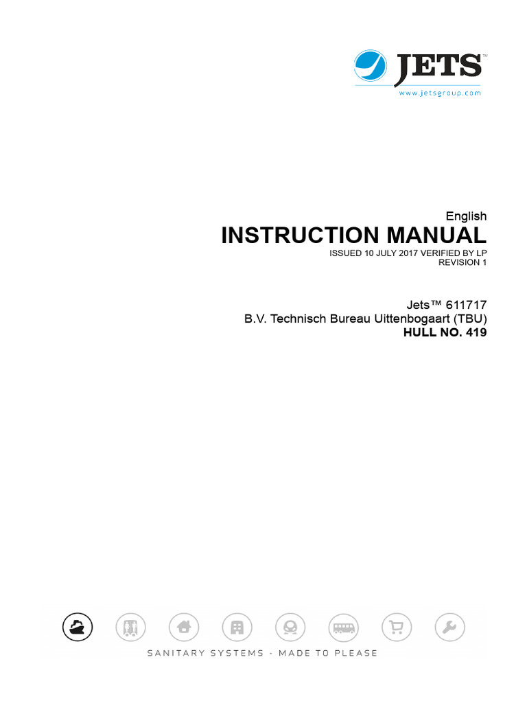 Jets™ 611717 Instruction Manual | PDF | Pump | Vacuum