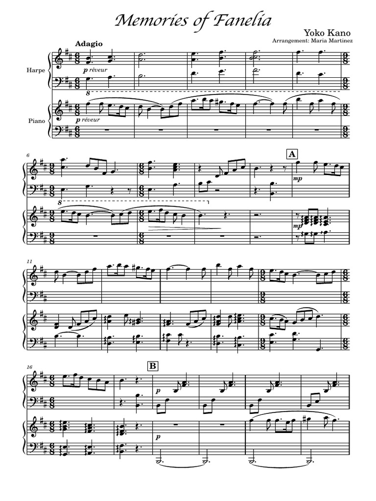 Yoko Kanno's Memories of Fanelia | PDF