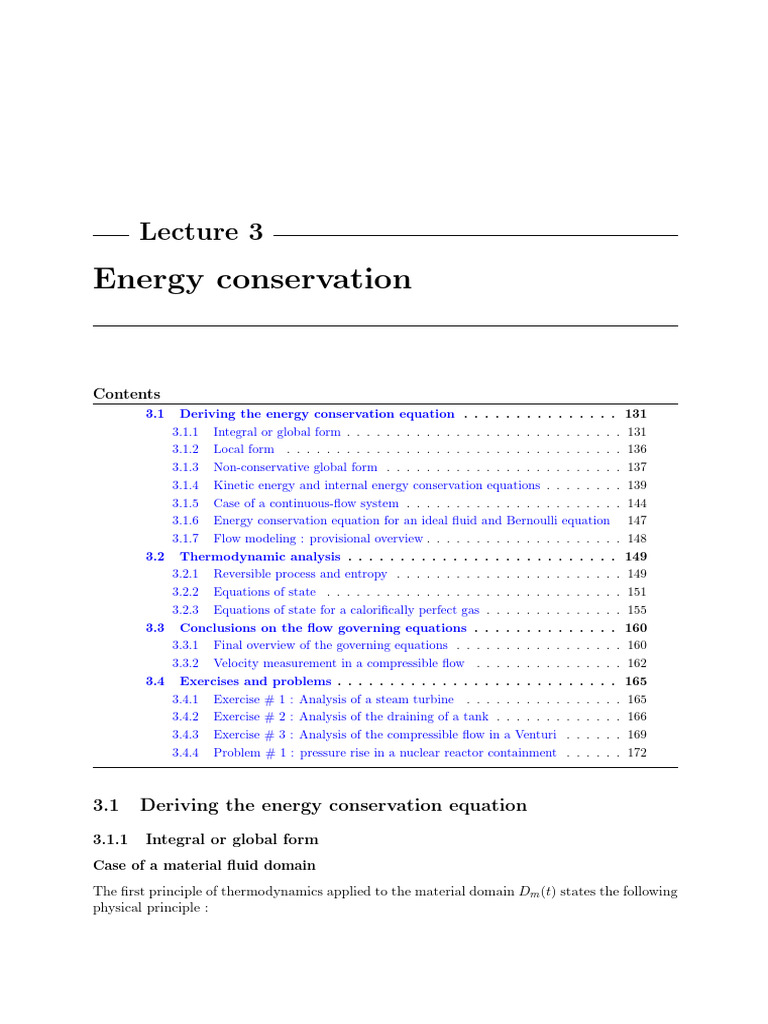Energy Conservation in Fluid Dynamics | PDF | Fluid Dynamics | Viscosity