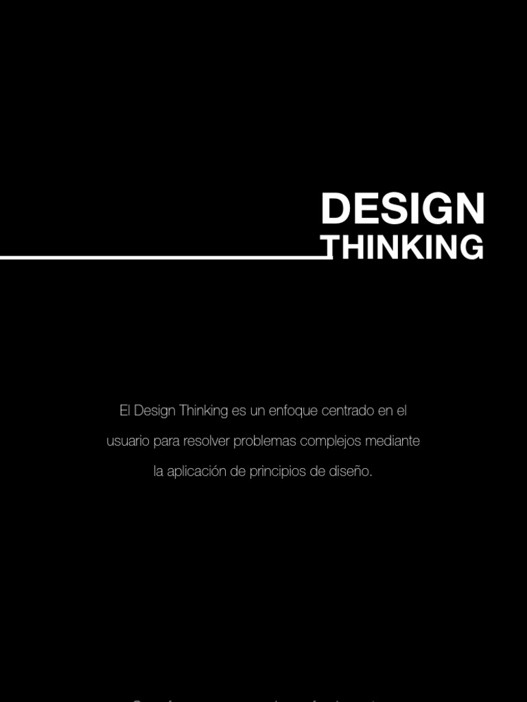 Design Thinking y Design Sprint Efectivos | PDF | El pensamiento de ...