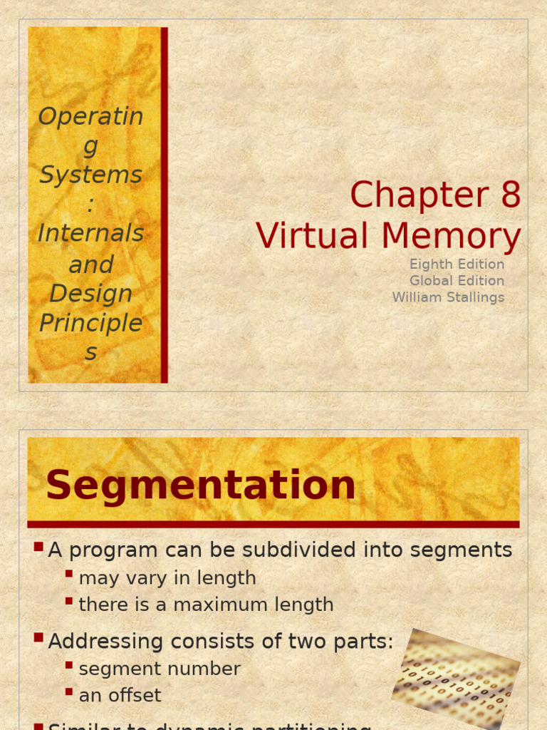 Virtual Memory Management in Operating Systems | PDF