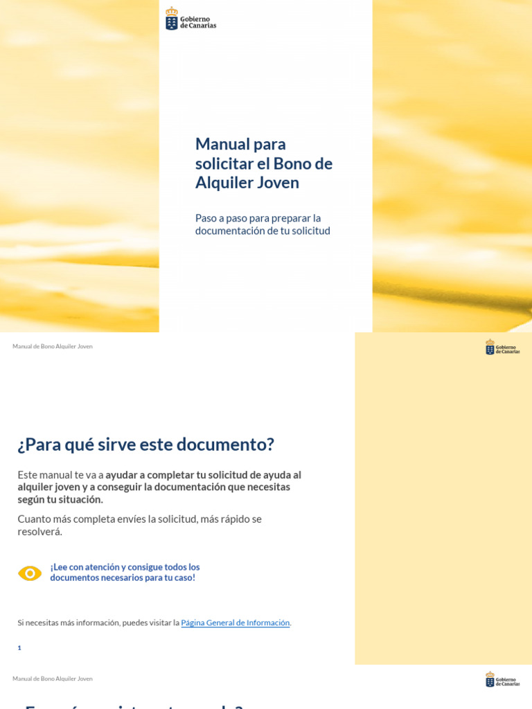 Guía para Solicitar el Bono Alquiler Joven | PDF