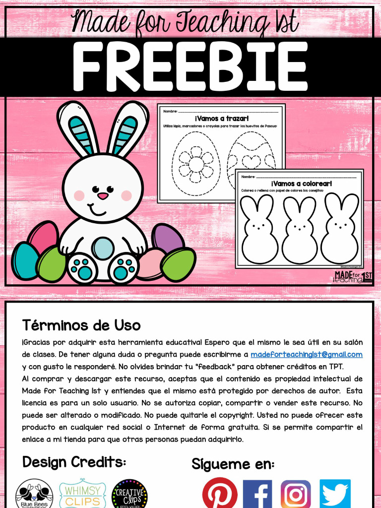 Easter Freebie | PDF