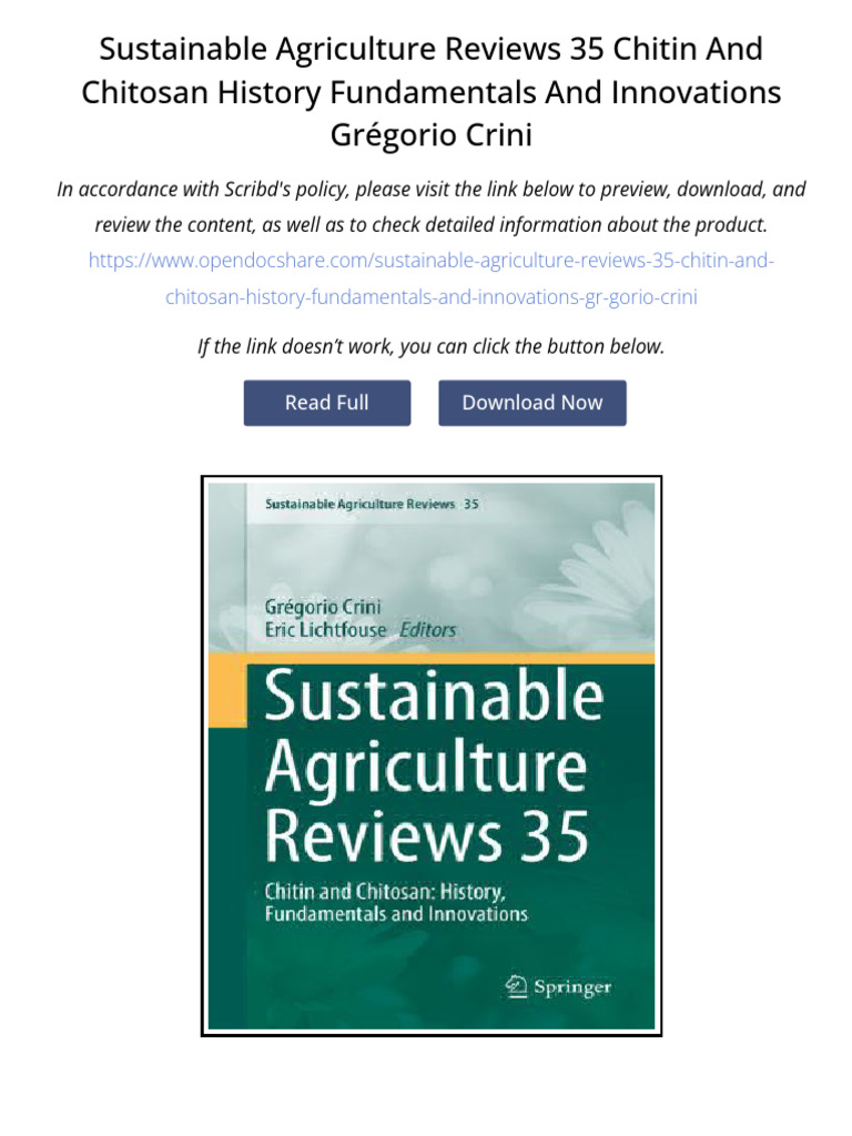 Chitin and Chitosan Innovations Review | PDF | Polysaccharide | Biopolymer