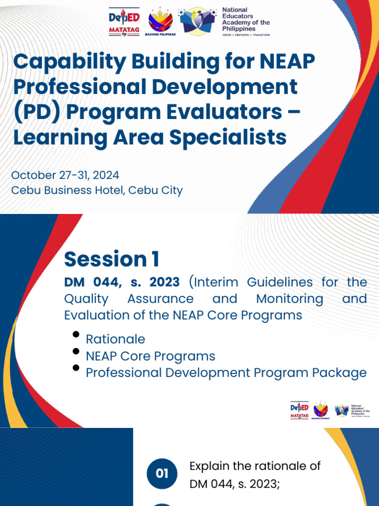 [SD] Session 1_DM 44 s 2023 | PDF | Teachers | Curriculum