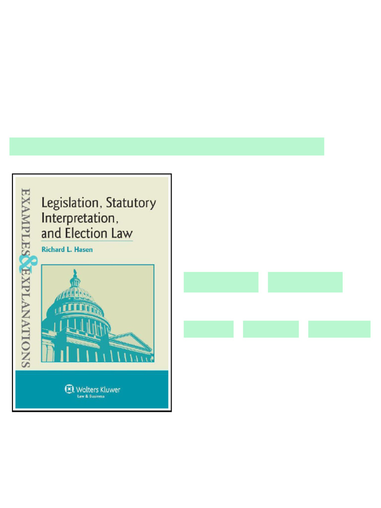 Examples & Explanations Legislation Statutory Interpretation and ...