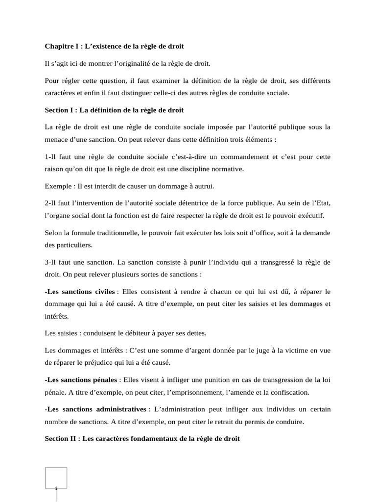 Comprendre la règle de droit et ses caractéristiques | PDF | Justice ...