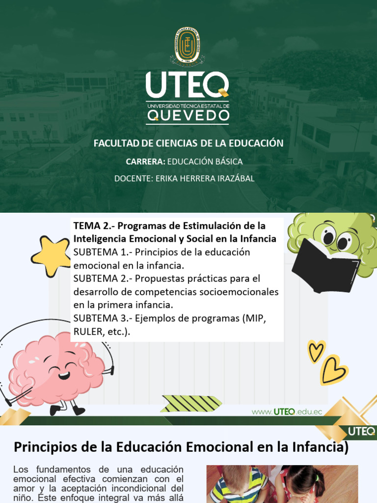 Programas de Educación Emocional Infantil | PDF | Las emociones ...