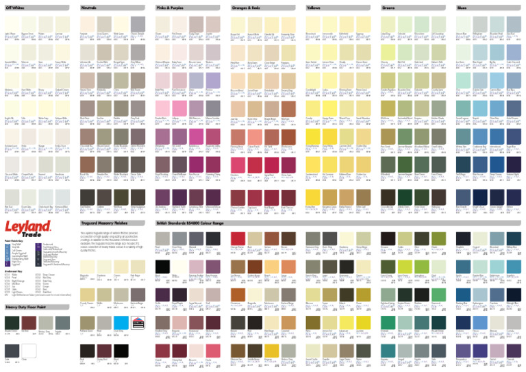 Color Palette Names and Codes | PDF