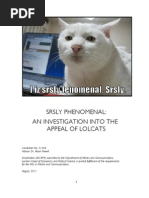 Download SRSLY PHENOMENAL An Investigation Into The Appeal Of LOLCATS  by Scribd SN97963815 doc pdf
