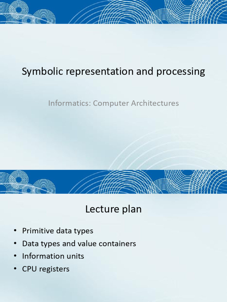 Understanding Primitive Data Types in CPUs | PDF