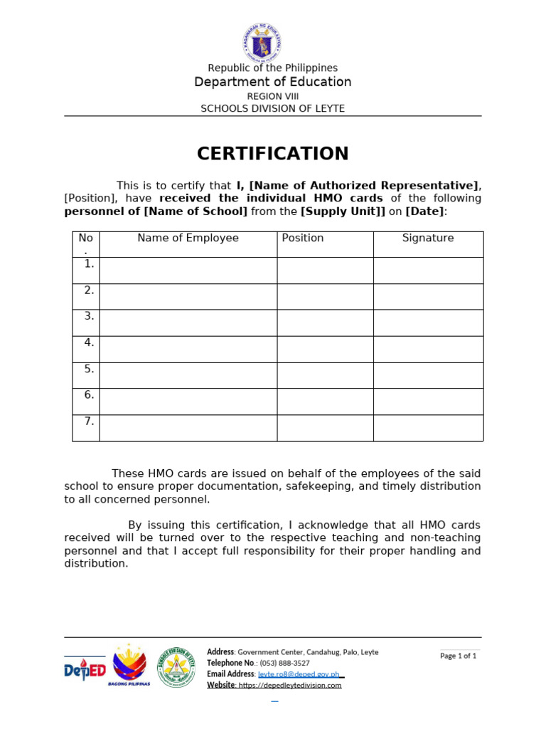 Certification | PDF