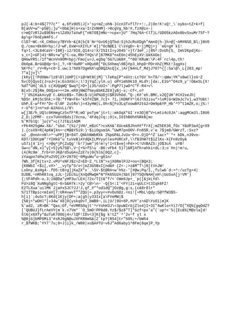 Encrypted Data String Analysis | PDF