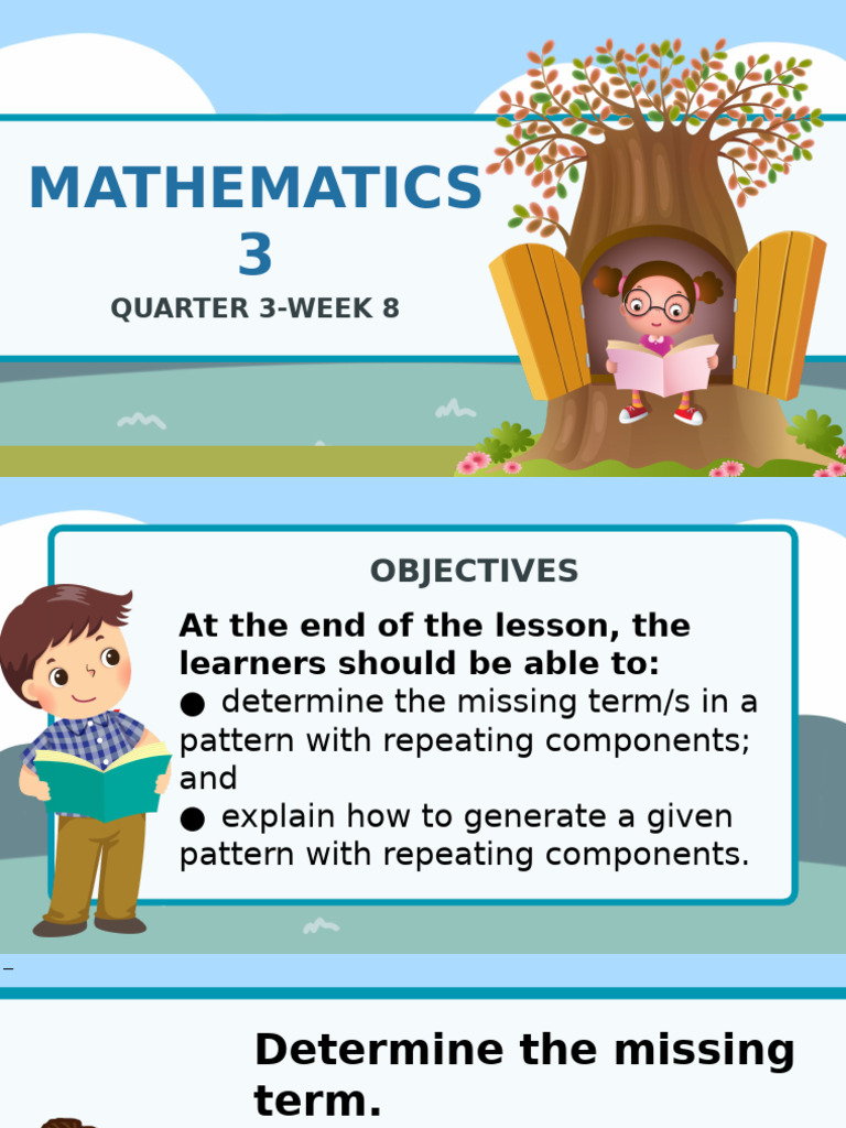 Identifying Repeating Patterns in Math | PDF | Bead | Numbers