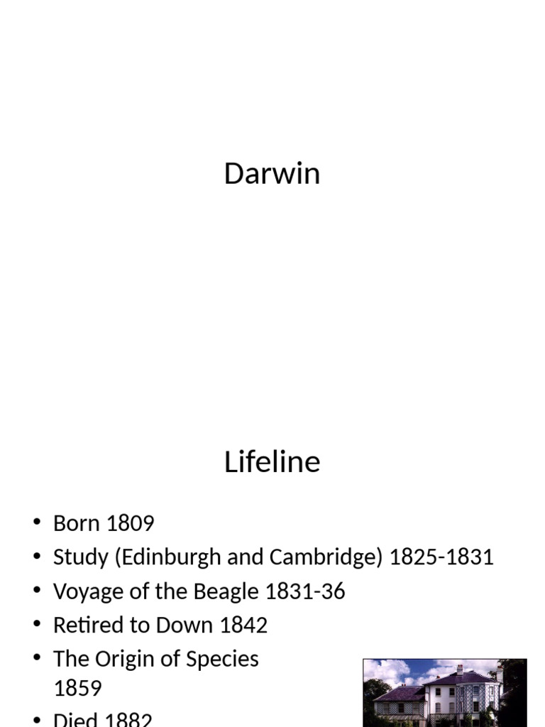 Darwin Update | PDF | Charles Darwin | Natural Selection