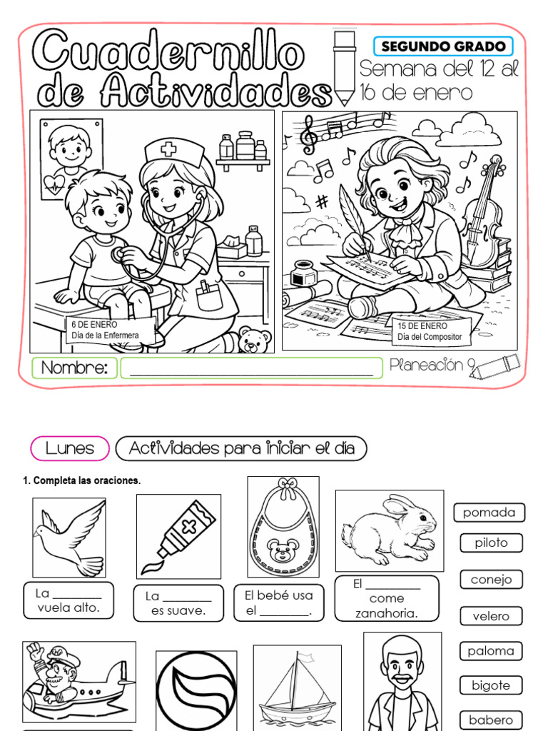 Actividades Educativas para Segundo Grado | PDF