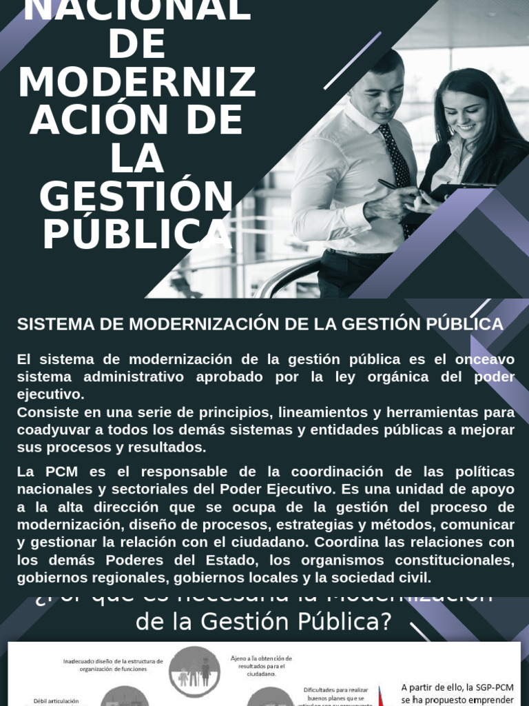 Sistema de Modernización de La Gestión Pública | PDF