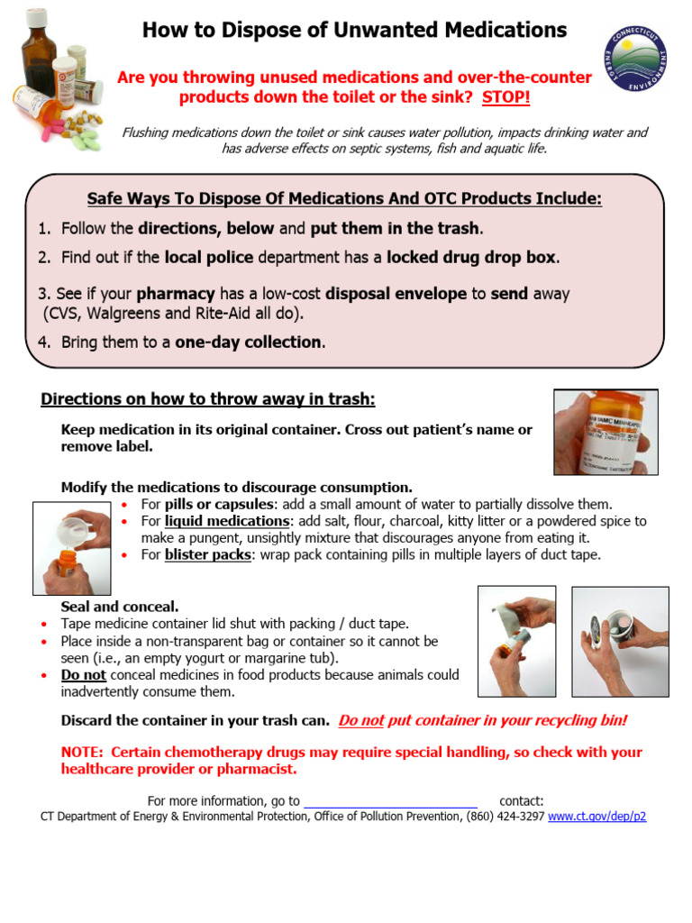 Safe Medication Disposal Guide | PDF