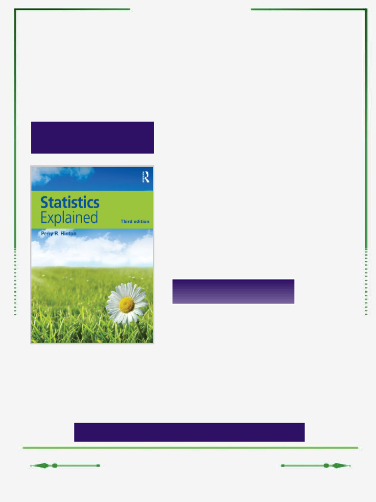Statistics Explained 3rd Edition Perry R. Hinton ebook pdf available ...