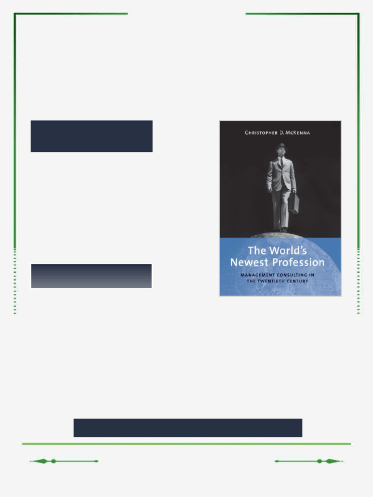 The World s Newest Profession Christopher D. Mckenna ebook accessible ...