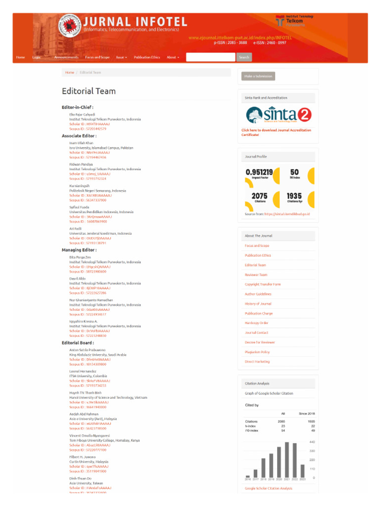 5 Editorial Team Infotel | PDF