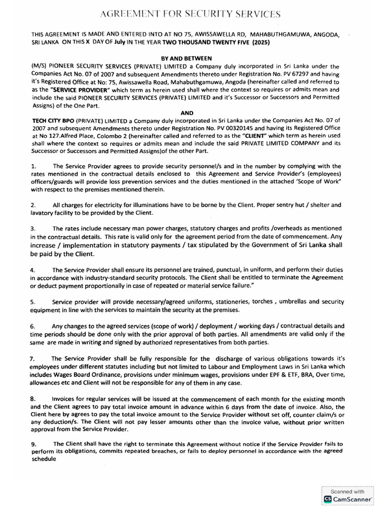 Security Agreement | PDF