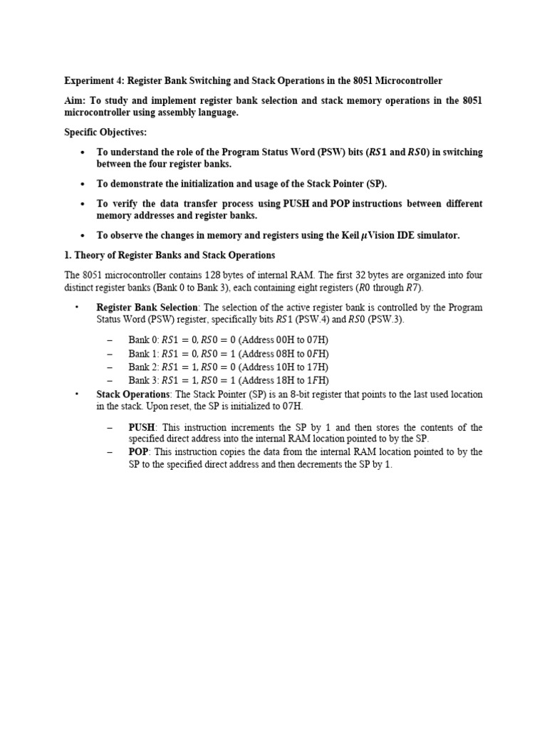Exp 4 | PDF