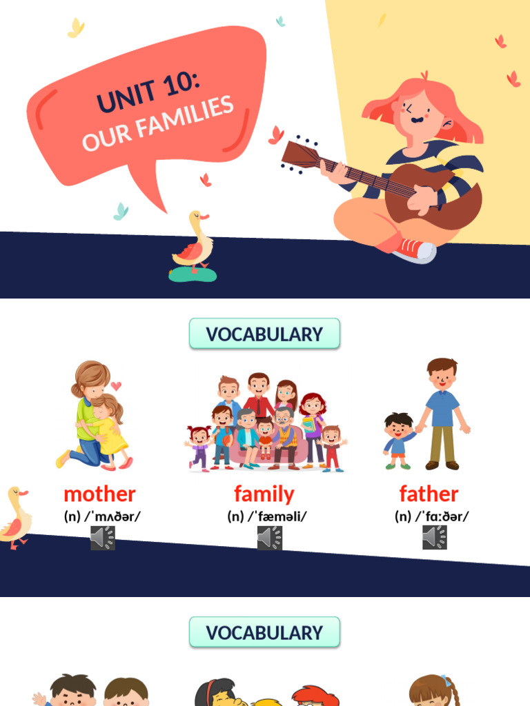 Family Vocabulary and Grammar Guide | PDF | Grandparent | Linguistic ...