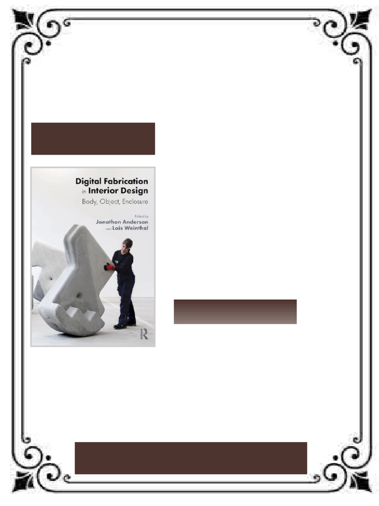 Digital Fabrication in Interior Design Body Object Enclosure 1st ...