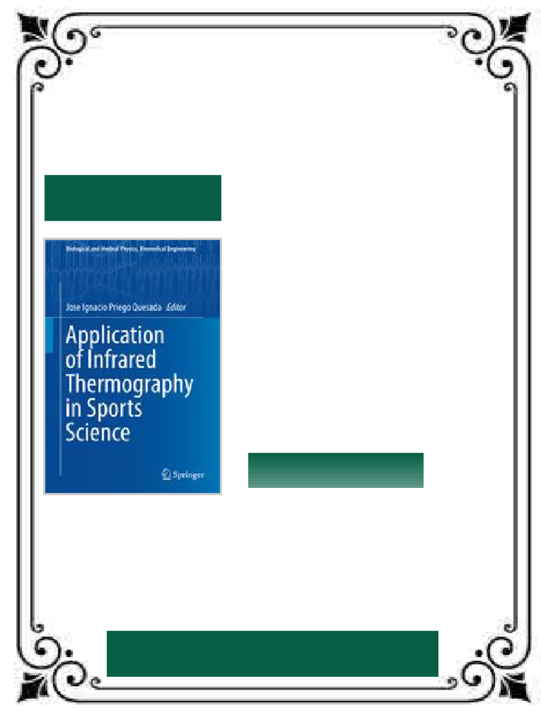 Application of Infrared Thermography in Sports Science 1st Edition Jose ...