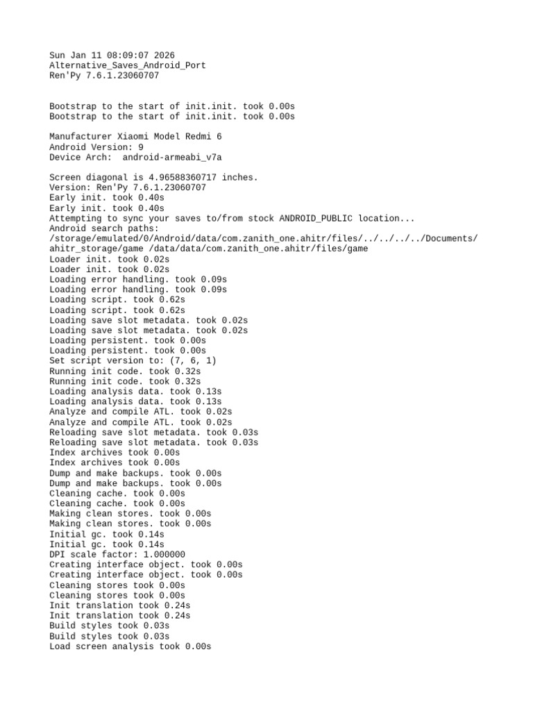Log | PDF | Booting | Metadata