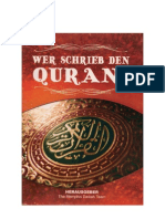 Wer schrieb den Quran ?