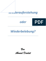 Wiederauferstehung oder Wiederbelebung ? - Ahmed Deedat