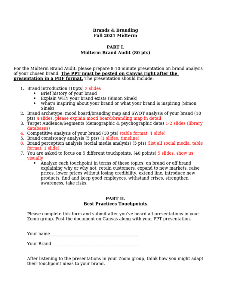 b&b Fa21 Midterm Brand Audit | PDF | Brand | Microsoft Power Point