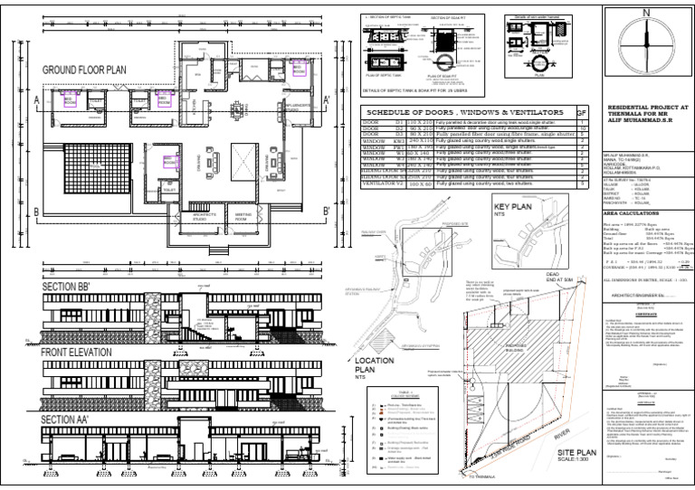 Residential Building Plan and Details | PDF | Building Engineering