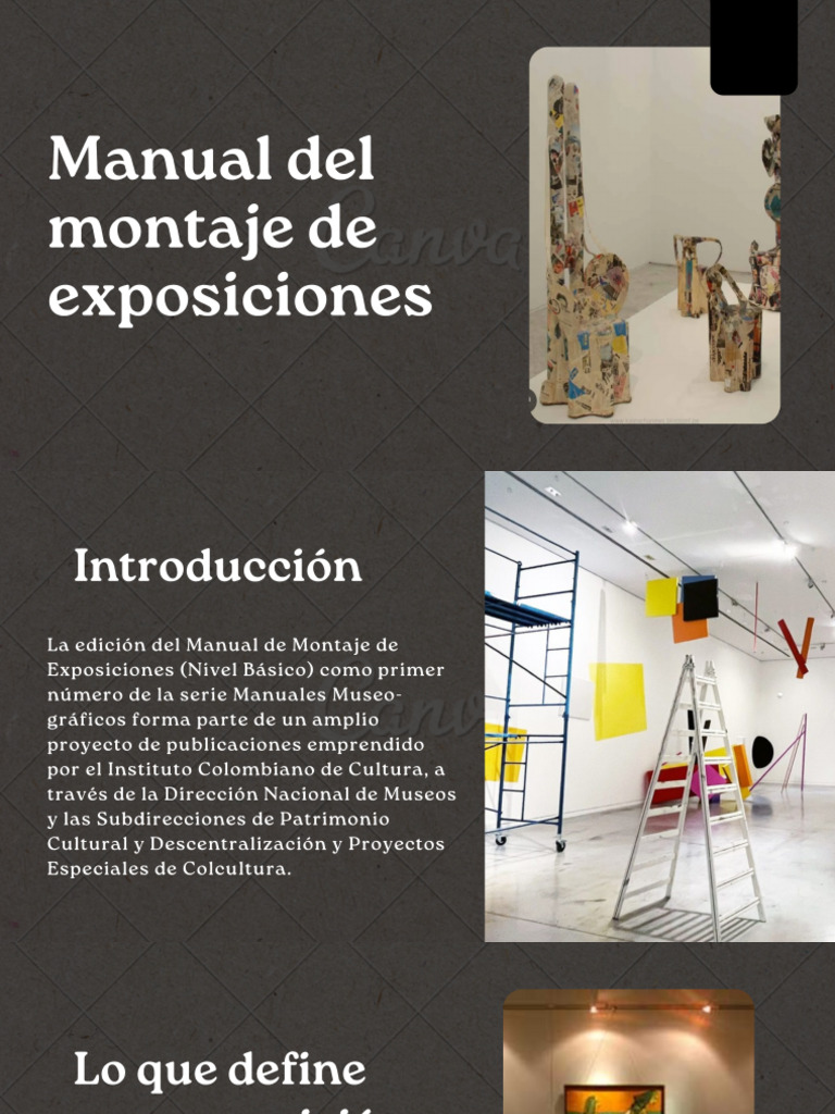 Manual Del Montaje de Exposiciones - 20260108 - 140455 - 0000 | PDF