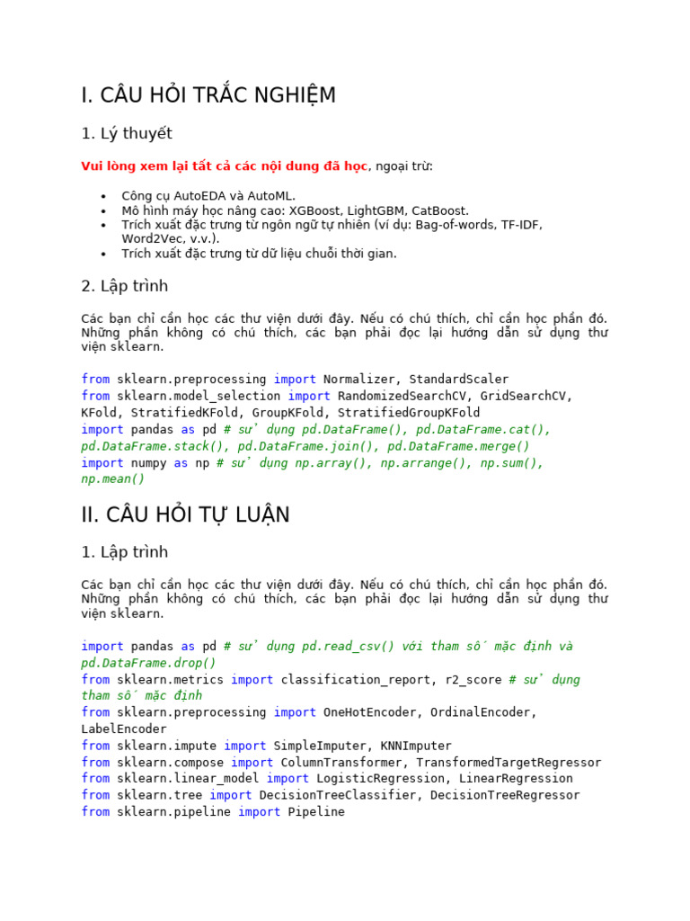 Thi CK | PDF