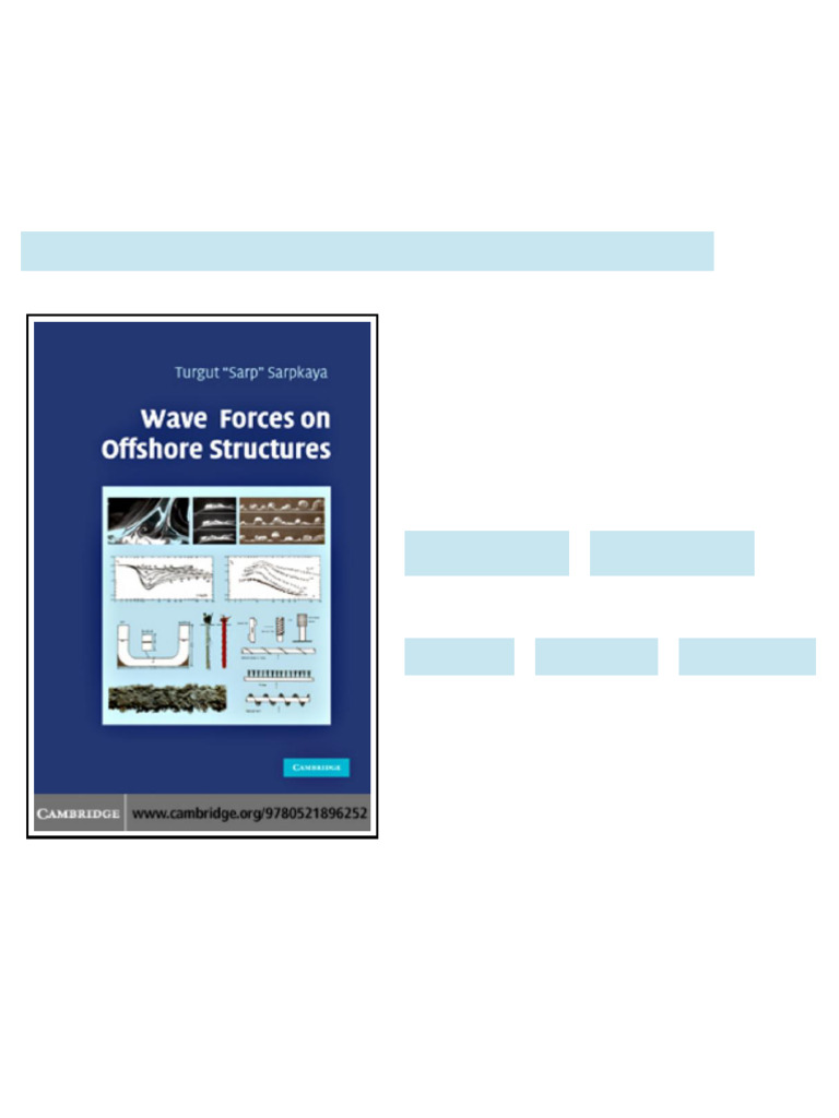 Wave Forces on Offshore Structures download full chapters | PDF