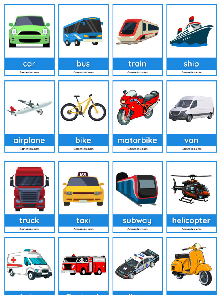 Types of Vehicles List | PDF