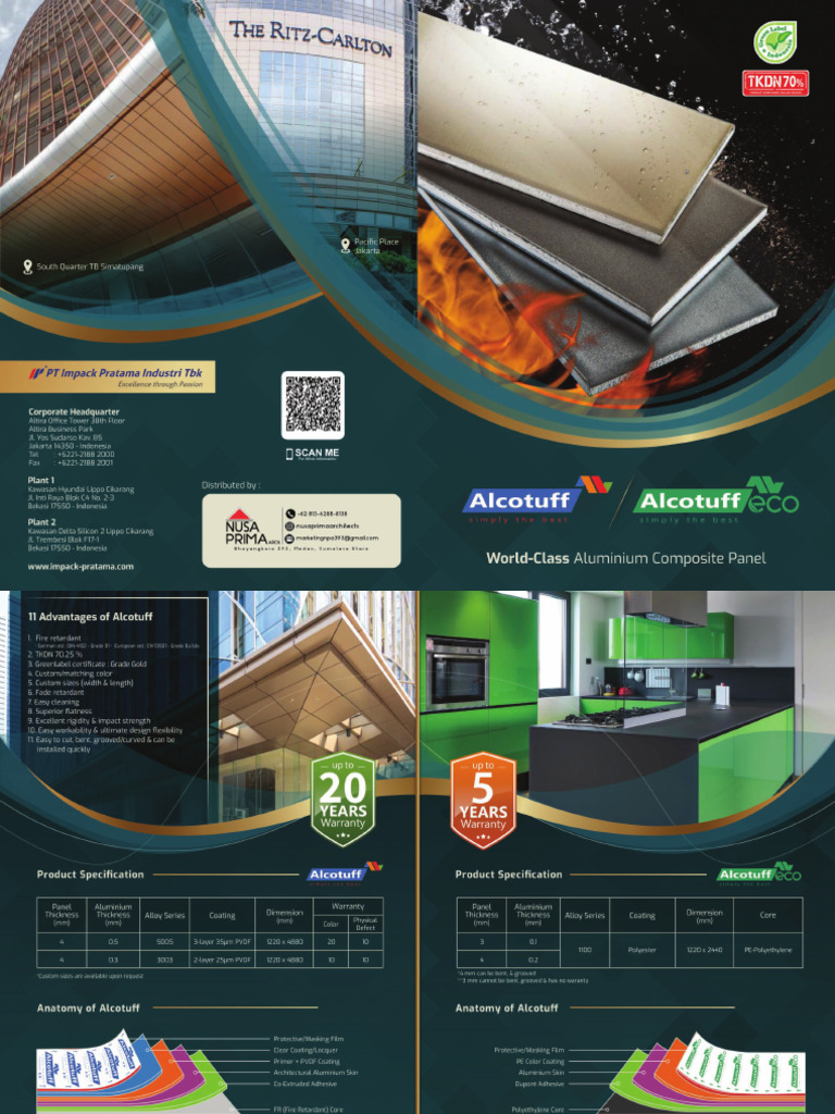 Brosur ACP Alcotuff & Alcotuff ECO (NPA) | PDF