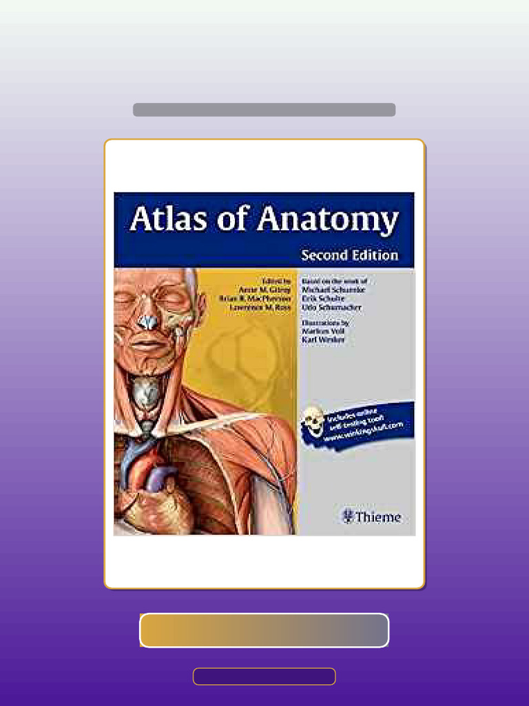 Test Bank for Atlas of Anatomy 2nd Edition by Anne M Gilroy Brian R ...