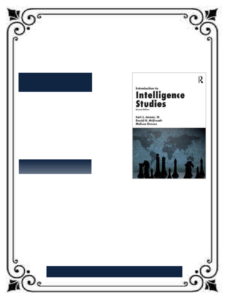 Introduction to Intelligence Studies Carl J Jensen Iii eBook minimal ...