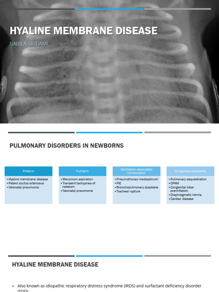 Understanding Hyaline Membrane Disease | PDF | Respiratory Diseases | Lung