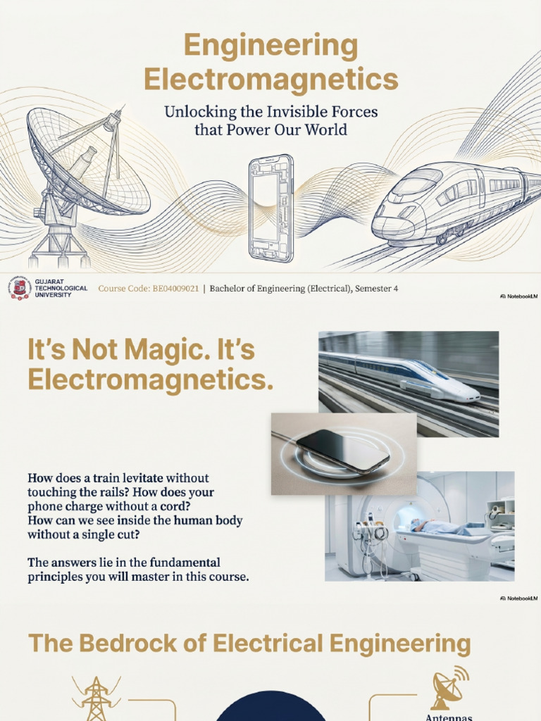 Engineering Electromagnetics Unlocking Invisible Forces | PDF