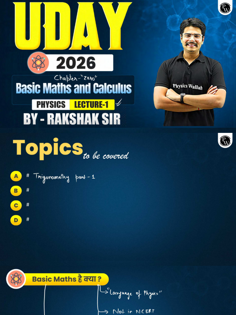 Basic Math and Calculus 1 | PDF